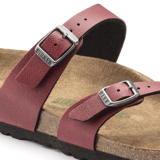 Birkenstock Sandals Mayari Vegan Pull Up Bordeaux