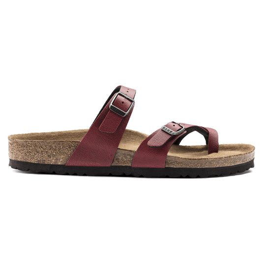 Birkenstock Sandals Mayari Vegan Pull Up Bordeaux