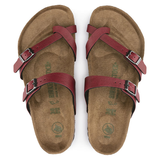 Birkenstock Sandals Mayari Vegan Pull Up Bordeaux