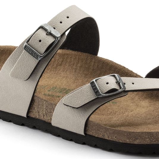 Birkenstock Sandals Mayari Vegan Pull Up Stone