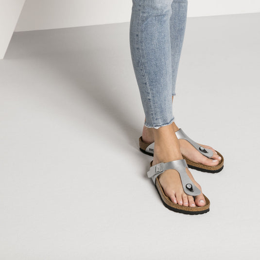 Birkenstock Sandals Gizeh Silver