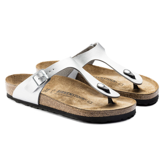 Birkenstock Sandals Gizeh Silver