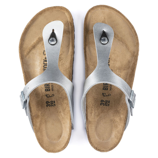 Birkenstock Sandals Gizeh Silver