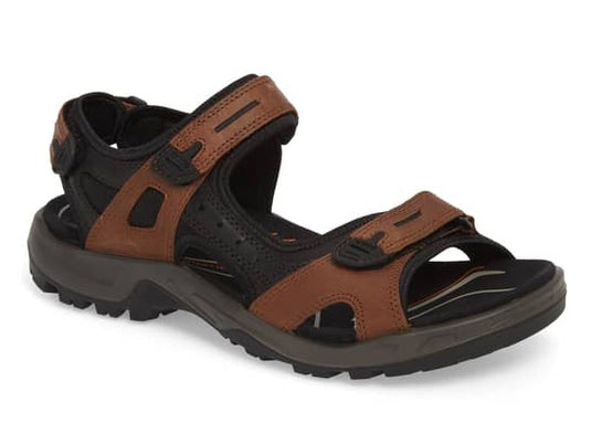 Ecco Men's Offroad Yucatan Sandals Bison/Black