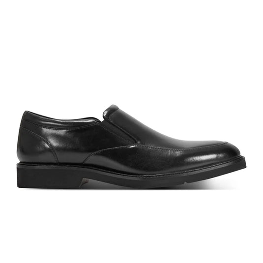 Rockport Men's Folton Almond Toe Dress Slip-on Loafers Black