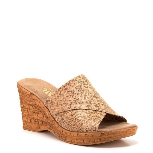 Onex Women's Christina Wedge Slide Beige