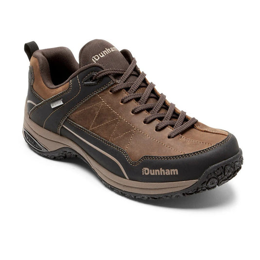 Dunham Men's Cloud Plus Waterproof Lace-Up Trekker Brown