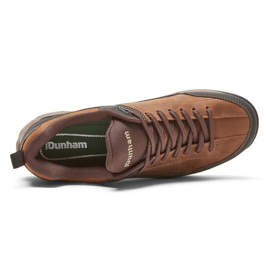 Dunham Men's Cloud Plus Waterproof Lace-Up Trekker Brown