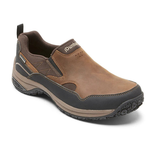 Dunham Men's Cloud Plus Waterproof Slip-On Shoe Brown