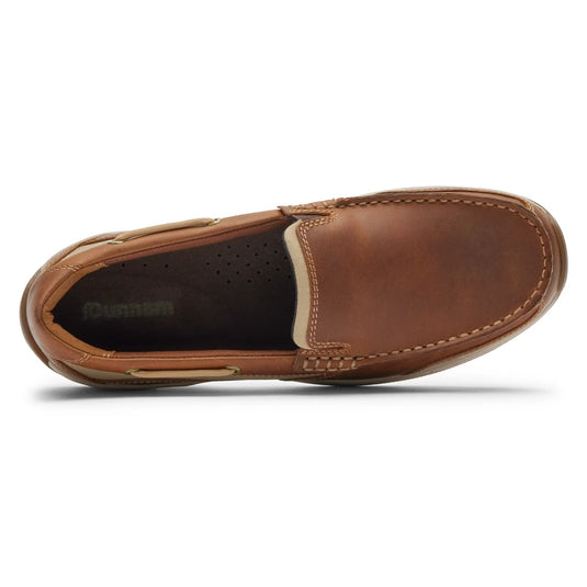 Dunham Men's Captain Venetian Boat Shoe Tan