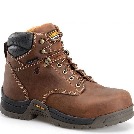 Carolina Men's Bruno Lo 6" Composite Toe Waterproof Work Boot Brown