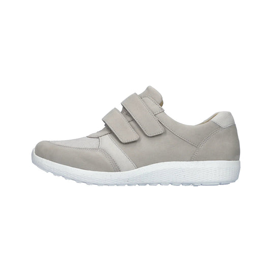 Waldlaufer Women's M-Ira Velcro Sneaker Beige