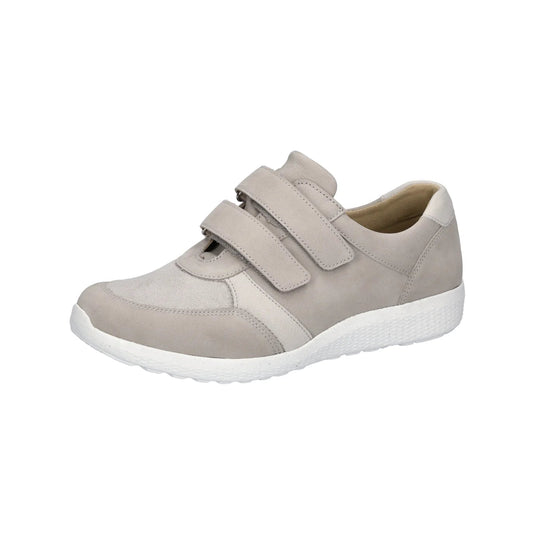 Waldlaufer Women's M-Ira Velcro Sneaker Beige