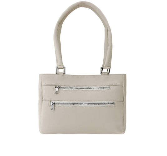 VA Smith Marry Leather Hand Bag White