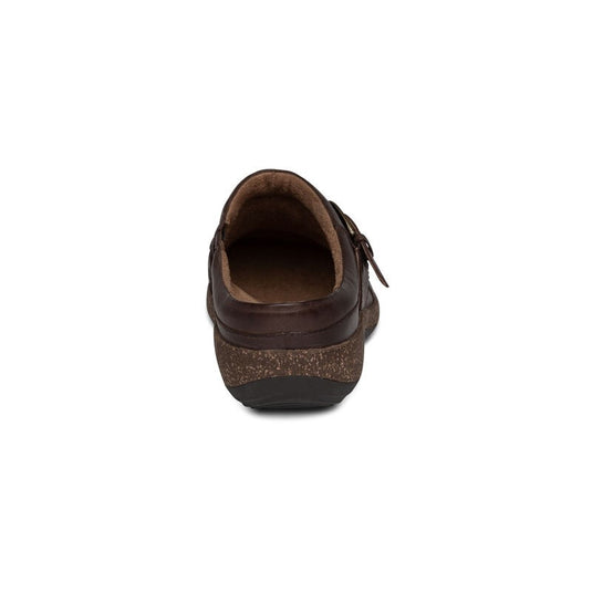 Aetrex Women's Libby Braided Clog Brown