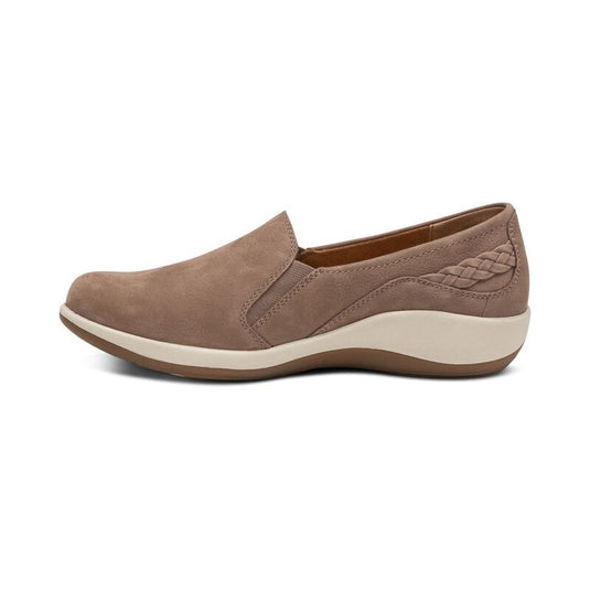 Aetrex Women's Trisha Slip-On Taupe