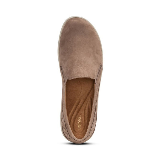 Aetrex Women's Trisha Slip-On Taupe