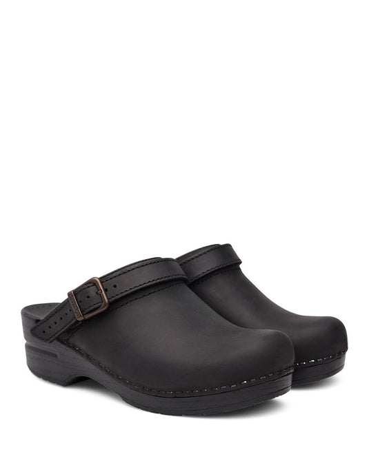 Dansko Ingrid Clogs Black Oiled