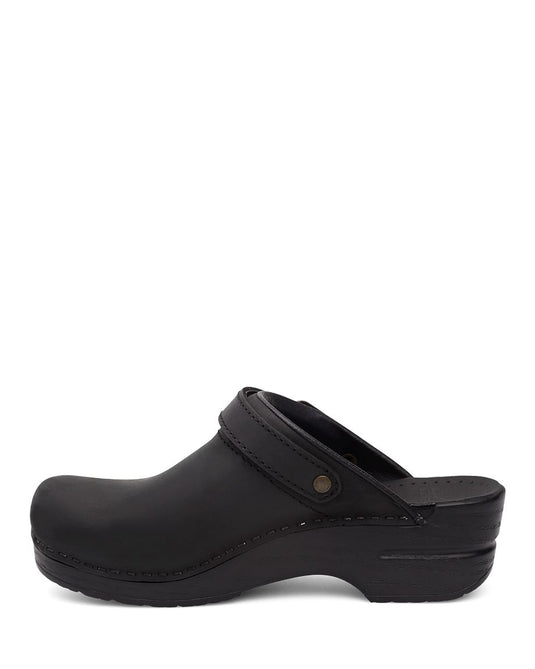 Dansko Ingrid Clogs Black Oiled