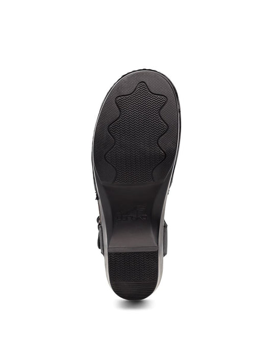 Dansko Sam Sandals Black Soft Full Grain