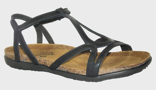 Naot Women's Dorith Sandals Black Raven Leather