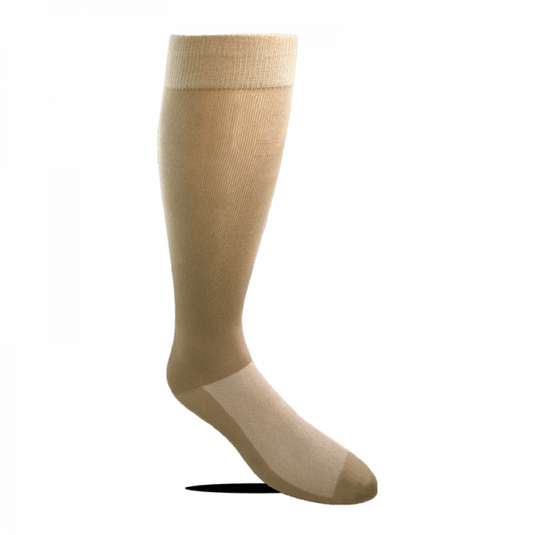 Max Coolman Men’s Dress Socks Tan Solid