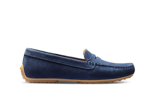 Samuel Hubbard Women's Free Spirit for her Stonewashed Blue Suede