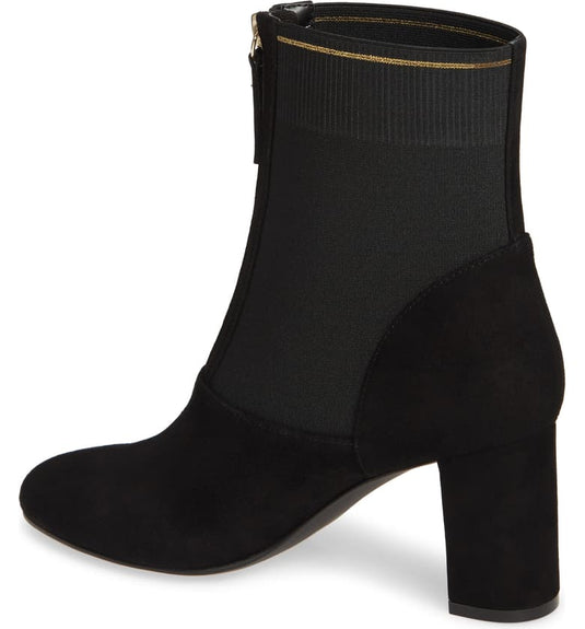 David Tate Women's Monique Bootie Black Suede