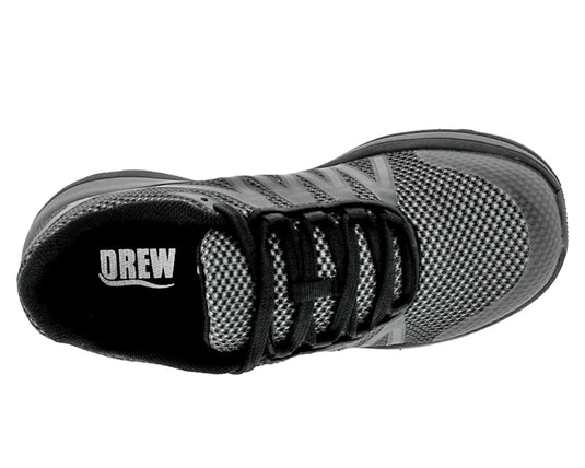 Drew Women's Balance Sneaker Black Mesh Combo