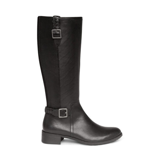 Aetrex Women's Vera Tall Riding Boots Black