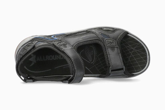 Mephisto Allrounder Men's Honduras Sandal  Black