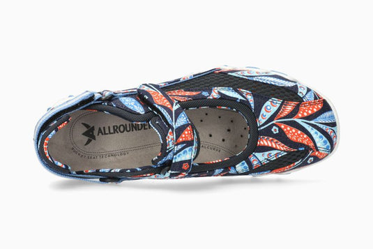 Mephisto Allrounder Women's Niro Blue leaf