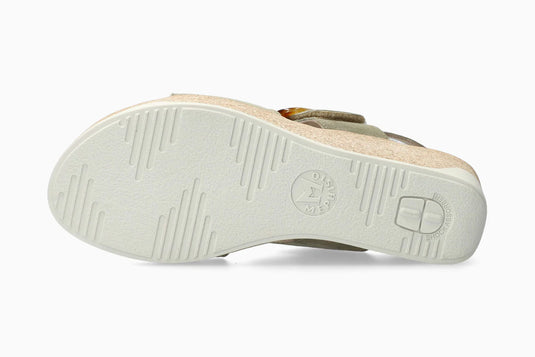 Mephisto Women's Giulia Wedge Sandals KAKI
