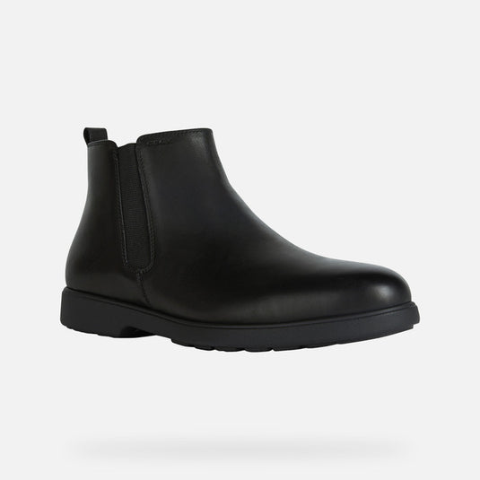 Geox Men's Spherica EC11 Wide Chelsea Boots Black