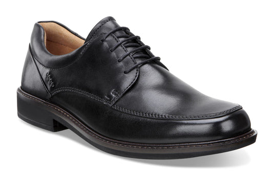 Ecco Men's Holton Apron Toe Lace Dress Shoe Black