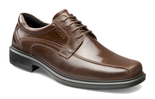 Ecco Men's Helsinki Bike Toe Lace Dress Shoe Cocoa Brown