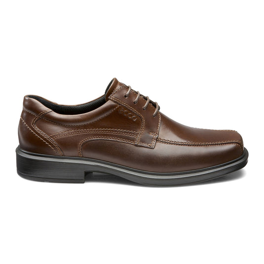 Ecco Men's Helsinki Bike Toe Lace Dress Shoe Cocoa Brown