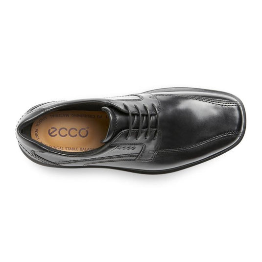 Ecco Men's Helsinki Bike Toe Lace Dress Shoe Black