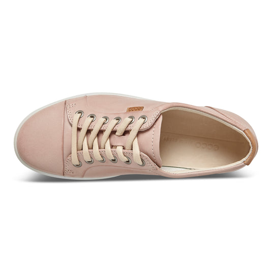 Ecco Women's Soft 7 Lace Sneakers Rose Dust