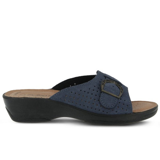 Spring Step Flexus Women's Edella Slide Sandal Navy