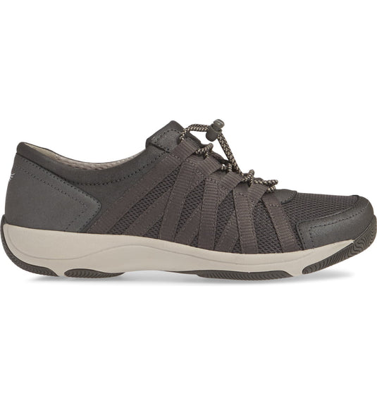 Dansko Women's Honor Sneakers Charcoal / Metallic Suede