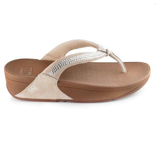 Fitflop Women's Crystal Swirl Flip Flop Nude