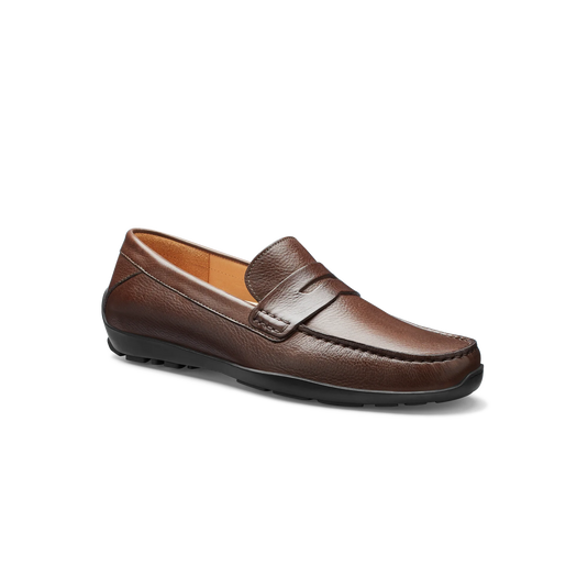 Samuel Hubbard Men's Free Spirit for Him Brown Tumbled Full Grain Leather