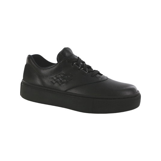 SAS Women's Free Rein Non Slip Lace Up Matte Black