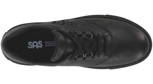 SAS Women's Free Rein Non Slip Lace Up Matte Black