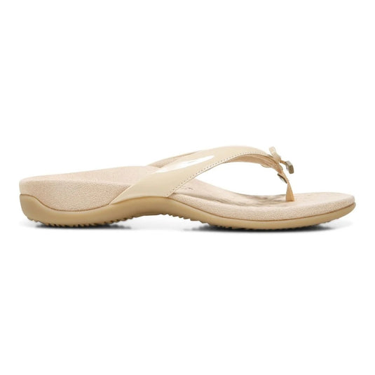 Vionic Women's Bella Toe Post Sandal Semolina