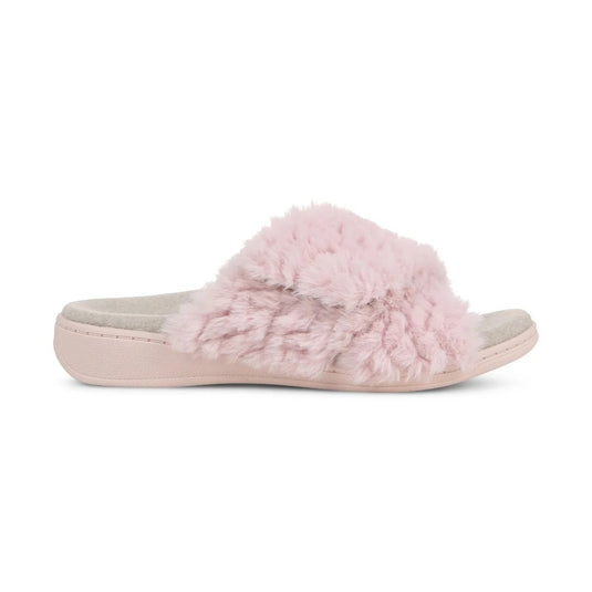 Vionic Women's Relax II Slippers Light Pink Fur