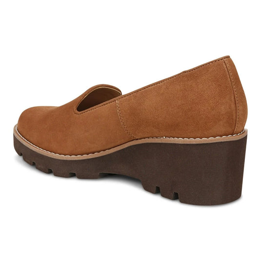 Vionic Women's Willa Wedge Toffee Suede