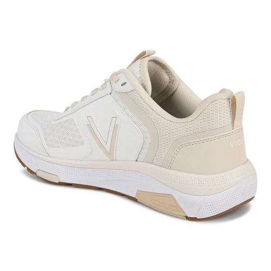 Vionic Women's Walk Strider Sneaker White Cream