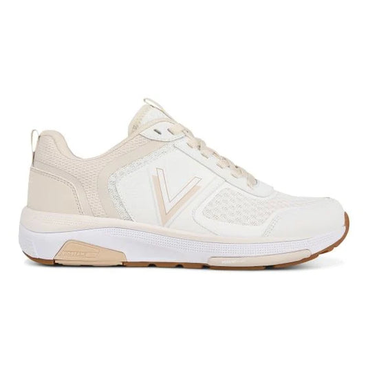 Vionic Women's Walk Strider Sneaker White Cream